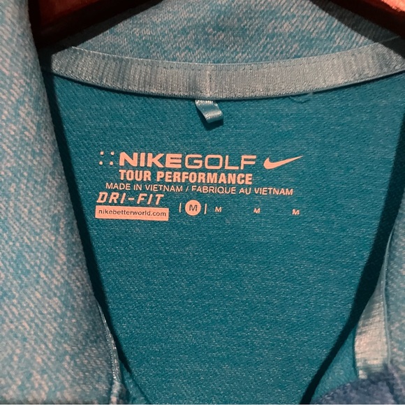 Nike Golf Women's Blue Turquoise Racer Back Sleeveless Polo Top Size Medium - Picture 8 of 12